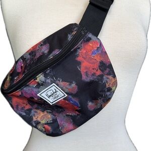 Herschel Red and White Striped Bag